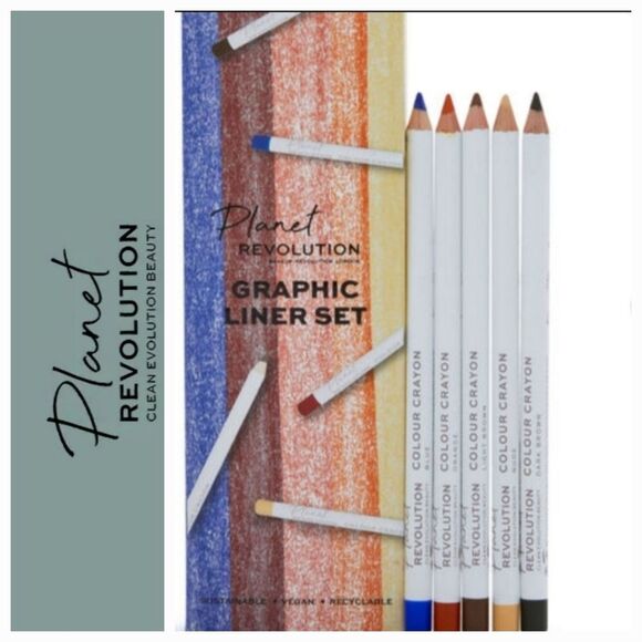 Makeup Revolution Planet Revolution  Graphic Liner Set - Picture 1 of 4